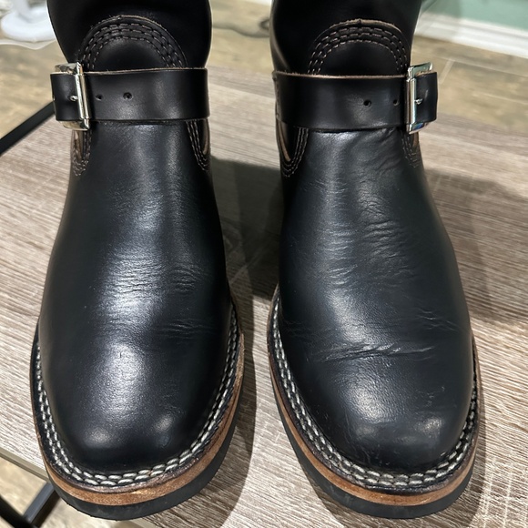 Wesco Mister Lou engineer boot black horsehide 8E US Mens - Picture 6 of 16